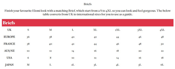 Elomi Himari Brazilian Panty - Midnight