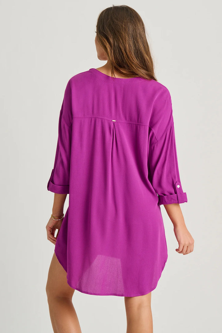 Deep Berries Cover-Up Shirt