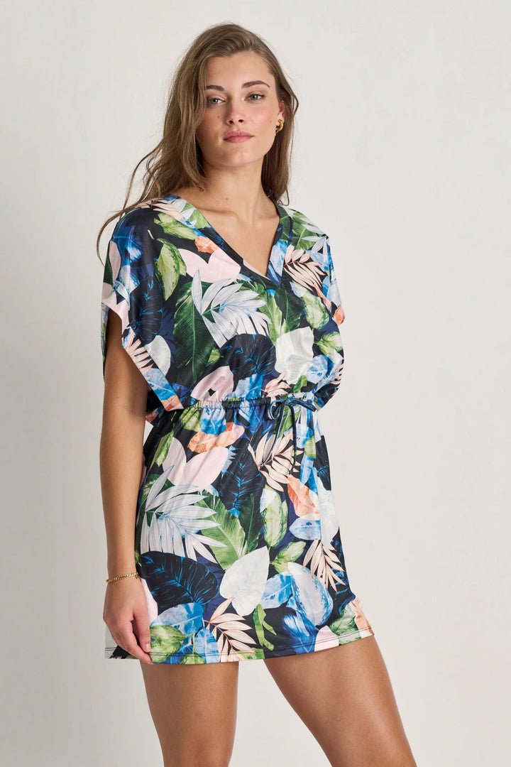 Black Rainforest Cover-Up Tunic