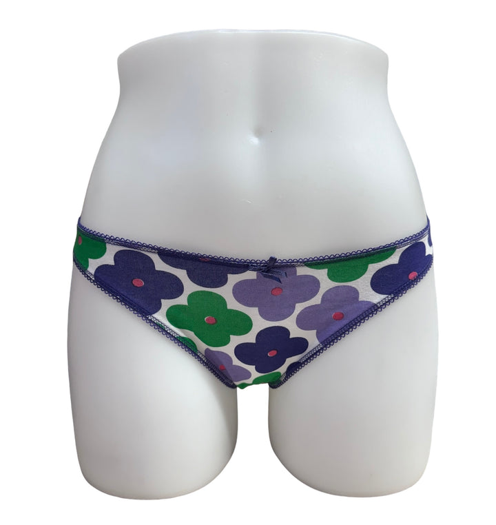 Printed Cotton Bikini Brief - size X-Large