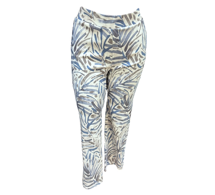 Stretch Woven Printed Pants