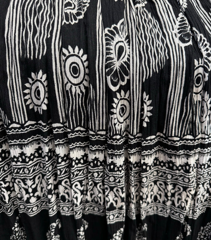 Rayon Crinkle Skirt