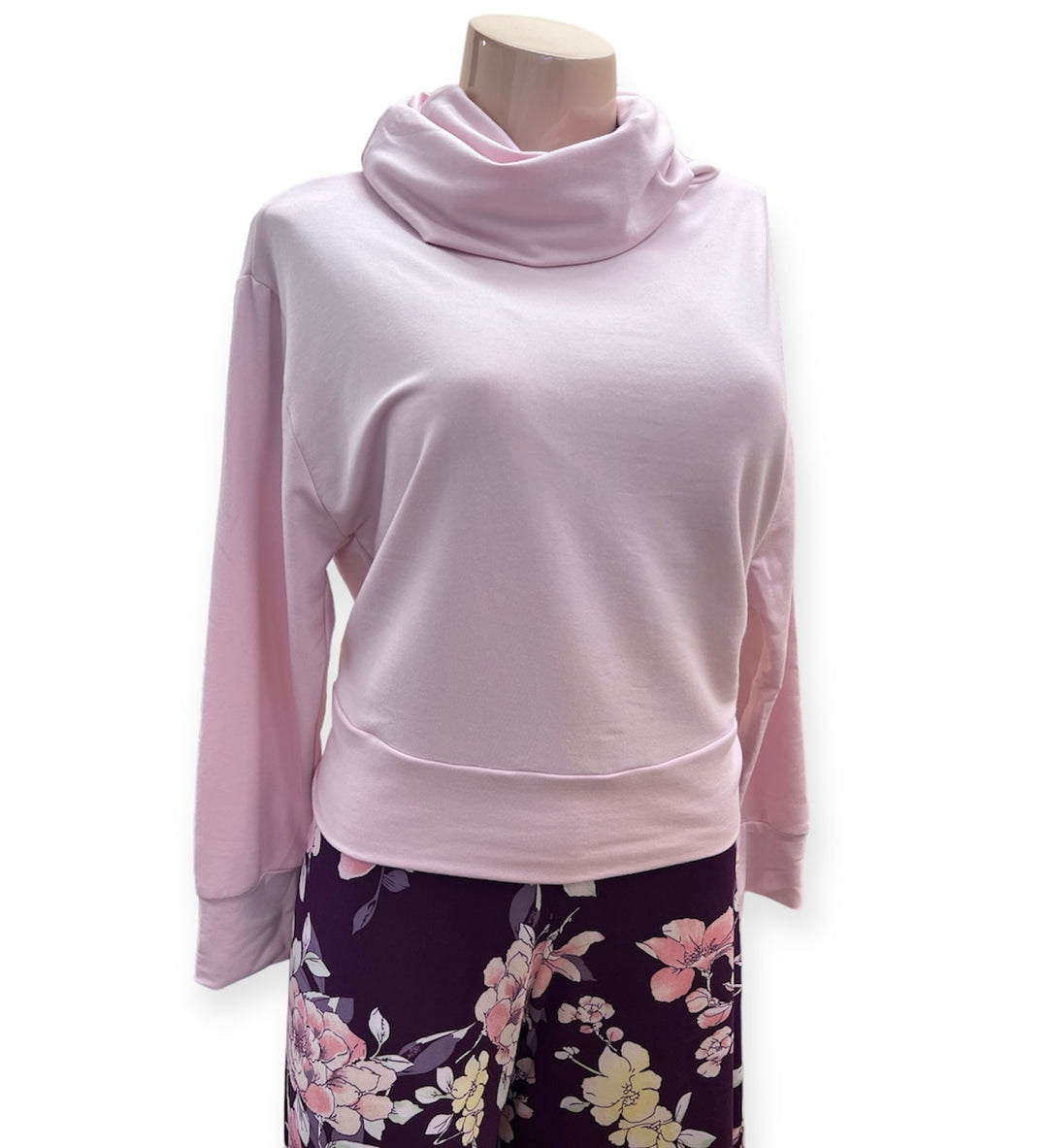 Clara Cowl Neck Crop Sweater