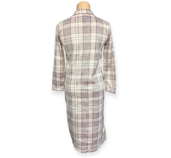 Minky Plaid Zip Lounger - Size Medium