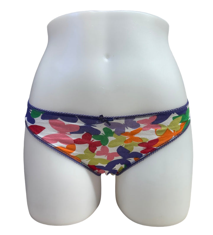 Printed Cotton Bikini Brief - size X-Large