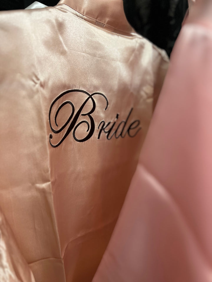 Bride Champagne Robe