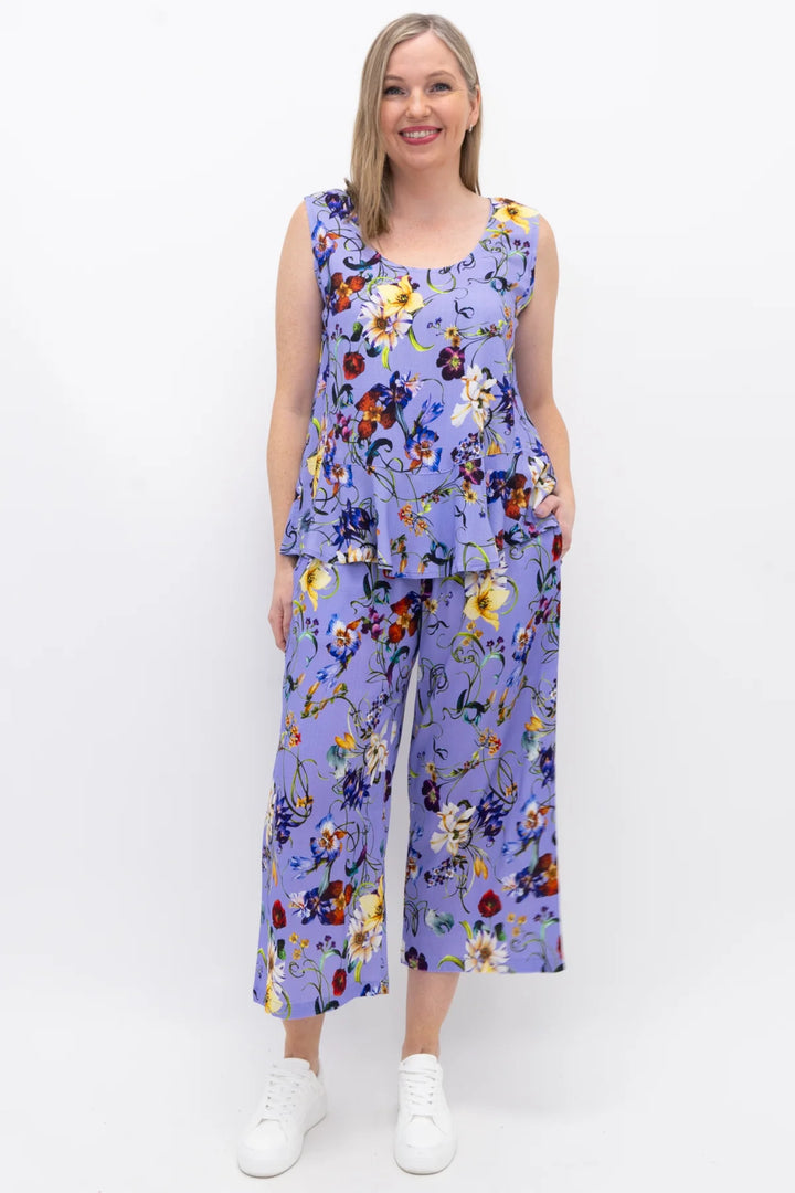 Ginny Linen & Bamboo Lovalie Tank Top - Size Small