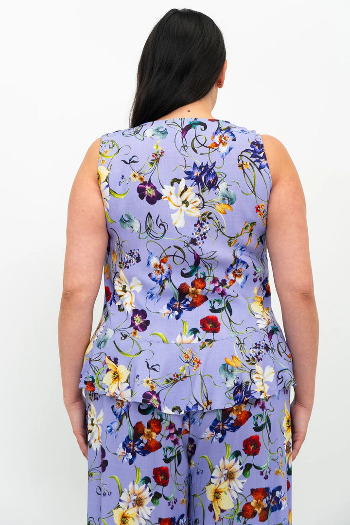 Ginny Linen & Bamboo Lovalie Tank Top - Size Small