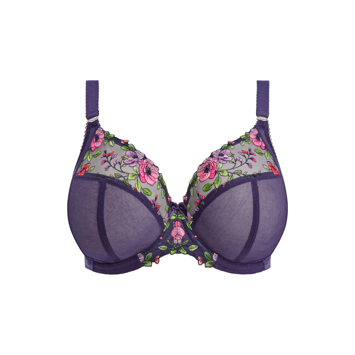 Elomi Himari Underwire Plunge Bra - Midnight