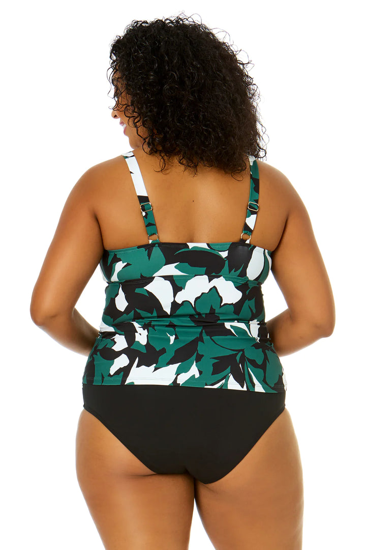 Desert Bloom Surplice Tri-Tankini Top