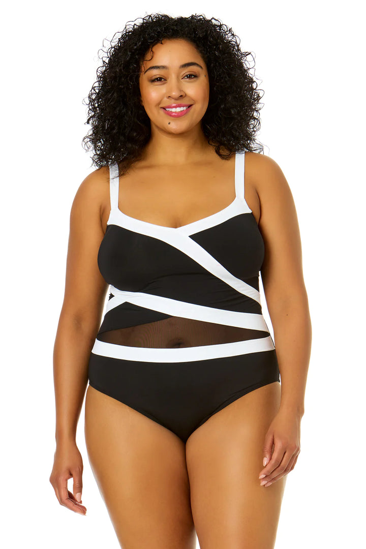 Meshing Around Mesh Insert 1PC Swimsuit