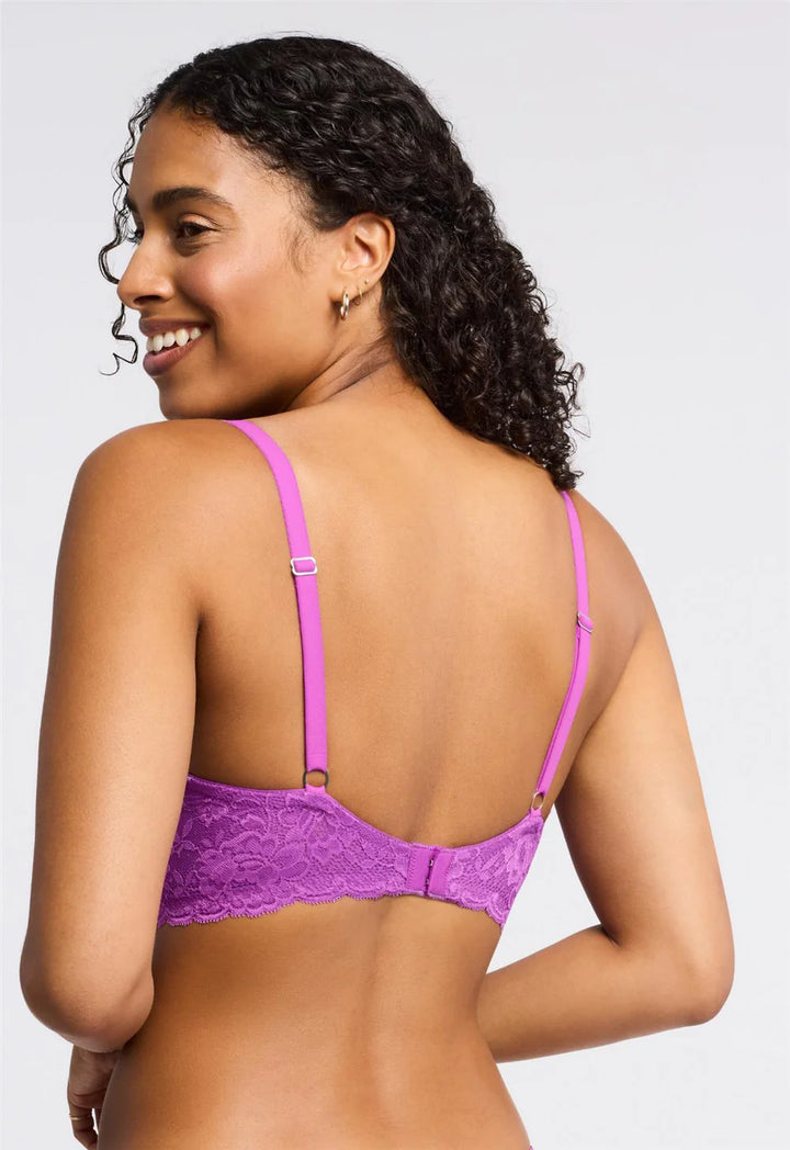 Flirt Demi Lace Bra - Dahlia