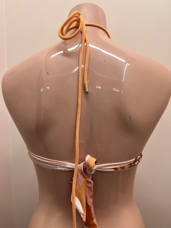 Bandeau Halter Swim Top - Size Medium