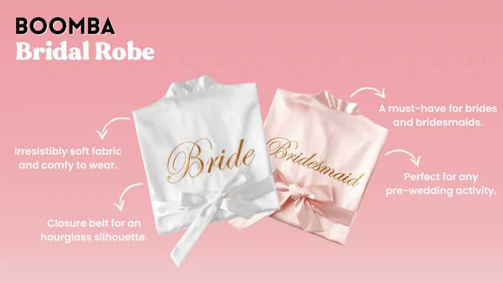 Bridesmaid Champagne Robe