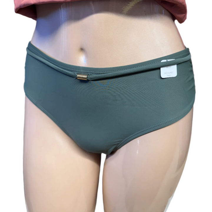 Morning Blossom Semi High Leg Bottom w/ Belt - Thyme