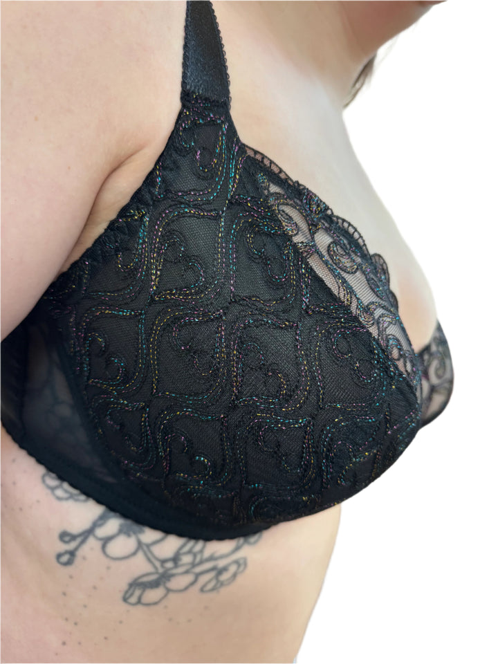 Daisy Soft Strap Underwire - Black