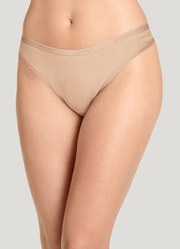 Jockey Organic Cotton Thong - 3 Pack