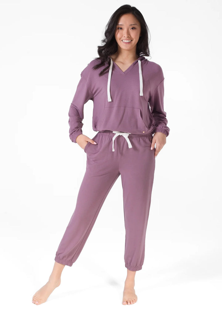 Modal V-Neck Hoody - Size Small