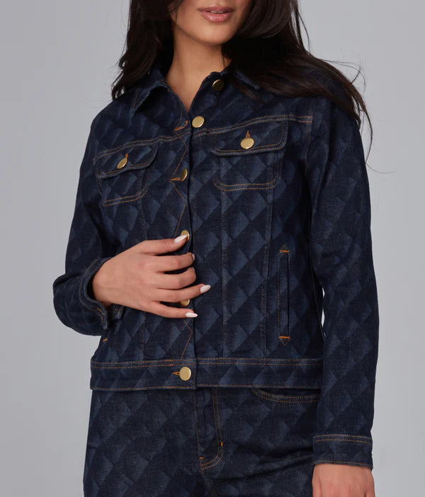 Gabriella Classic Jacket - Dark Rinse Fade
