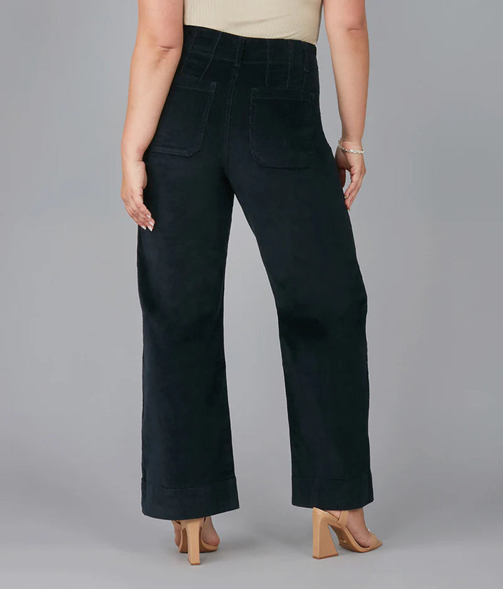 Colette High-Rise Wide Leg Jeans - Ink Blue
