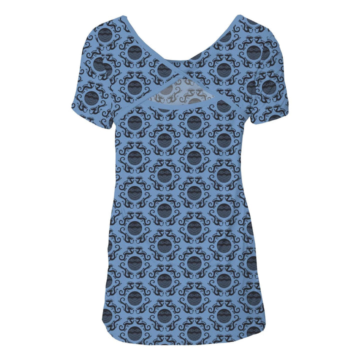 Long Sleeve Butterfly Open-Back Top - Size 3 X