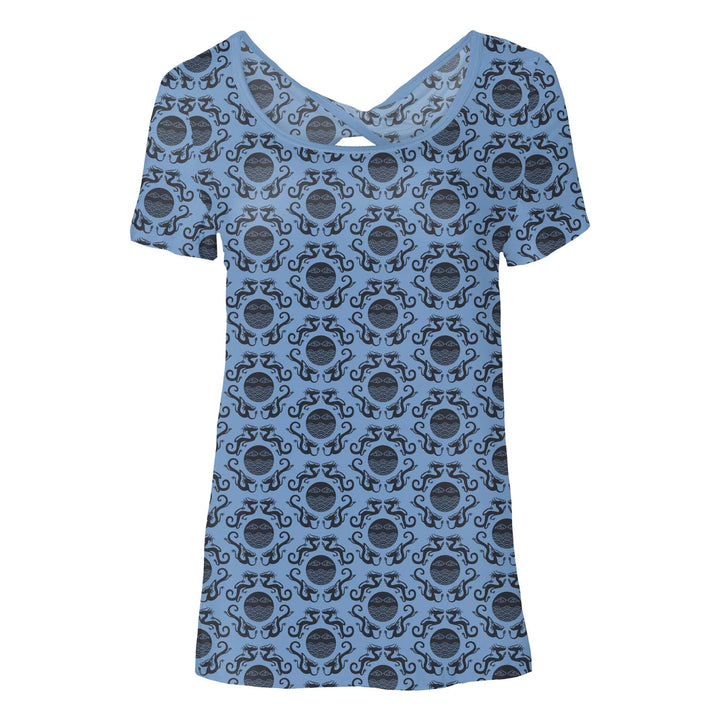 Long Sleeve Butterfly Open-Back Top - Size 3 X