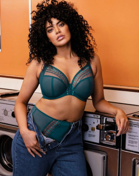 Elomi Matilda Plunge - Blue Star - Size DD 38