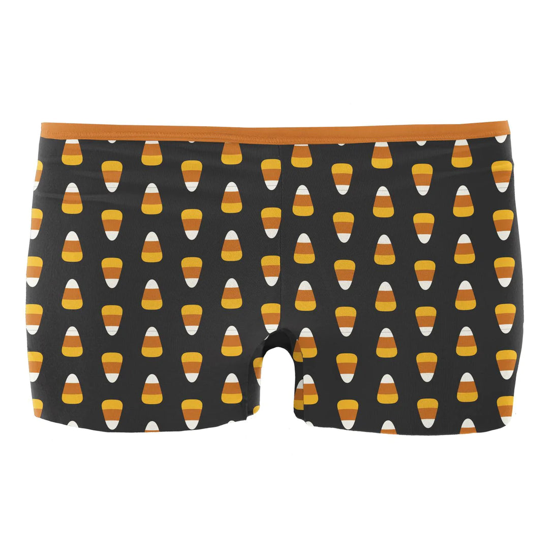 Women's Printed Boy Short Underwear - Candy Corn