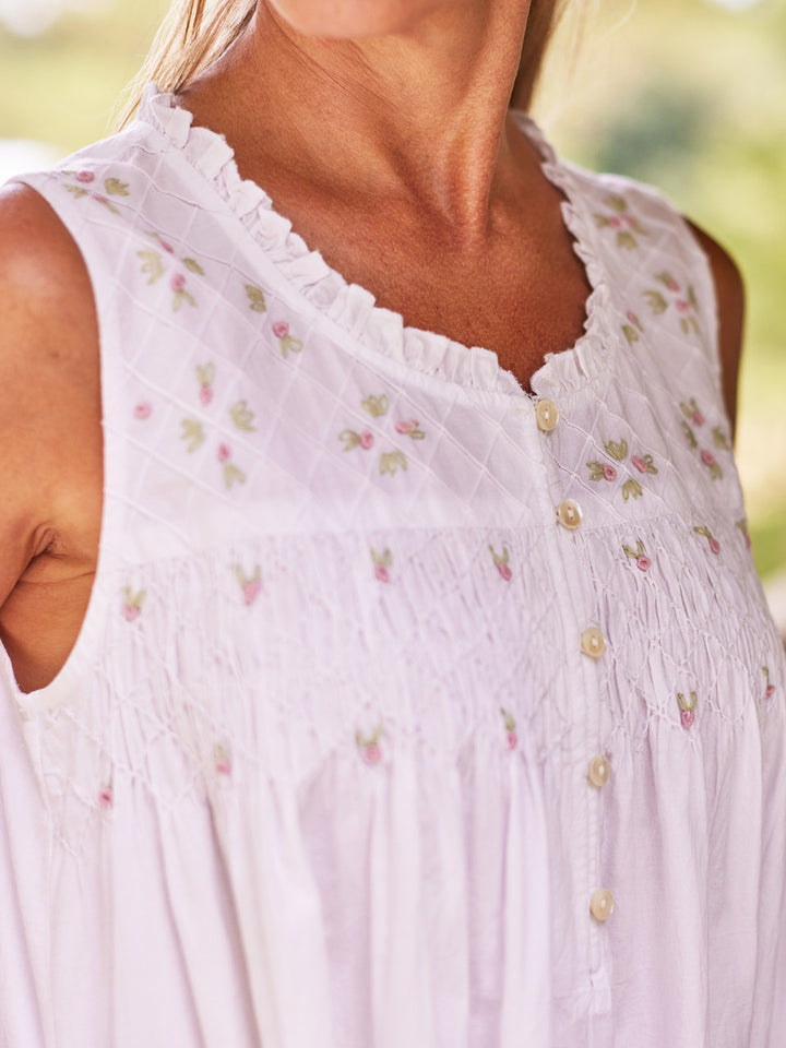 Flower Basket Cotton Nighty