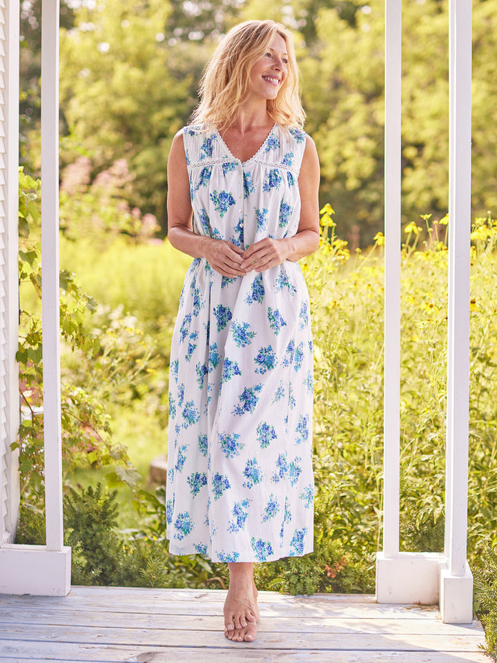 Maritime Bouquet Cotton Nighty