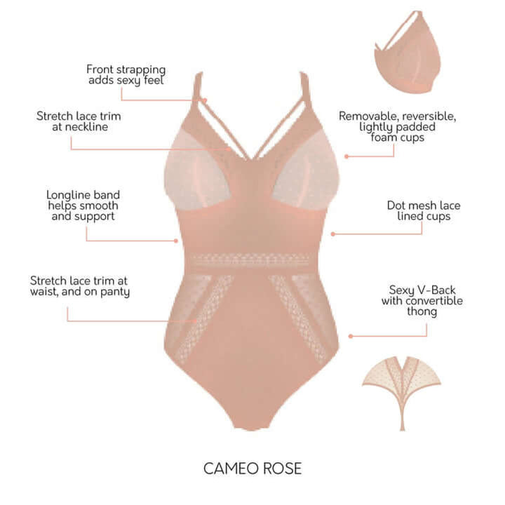 Mia Dot Teddy - Cameo Rose