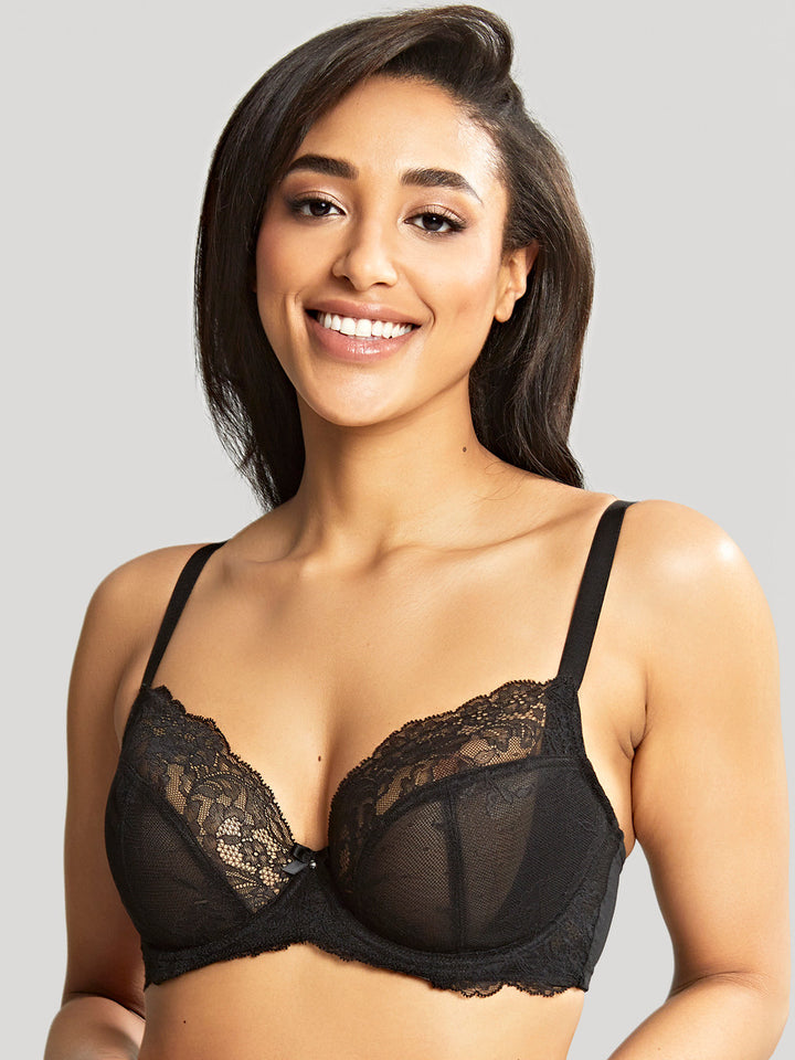 Panache Ana Underwire Plunge Bra - Black