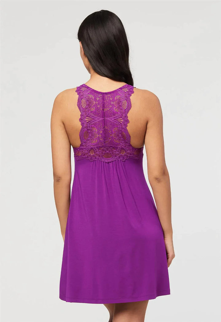 Fleur't Iconic Chemise - Dark Orchid - Size Medium