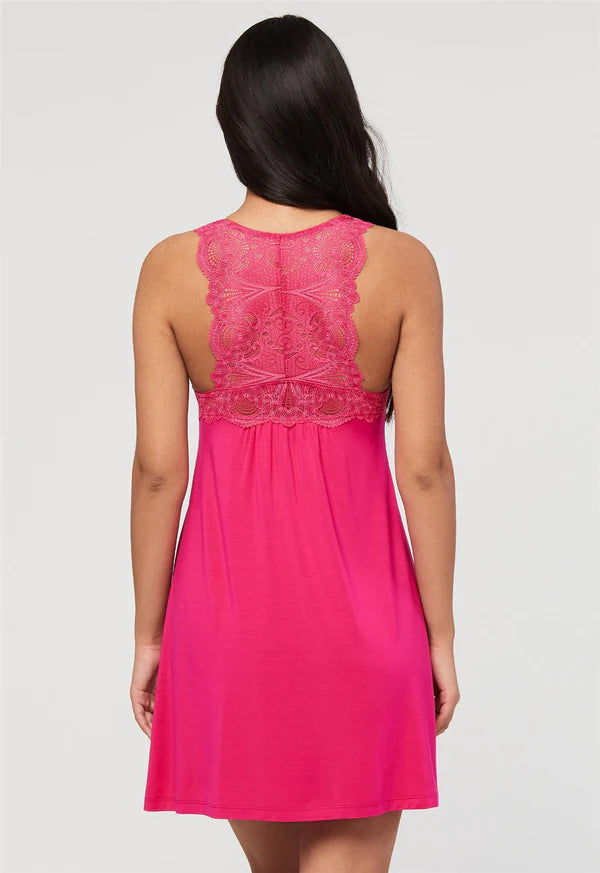 Fleur’t Iconic Chemise With Multi-Purpose Pocket - Bright Rose