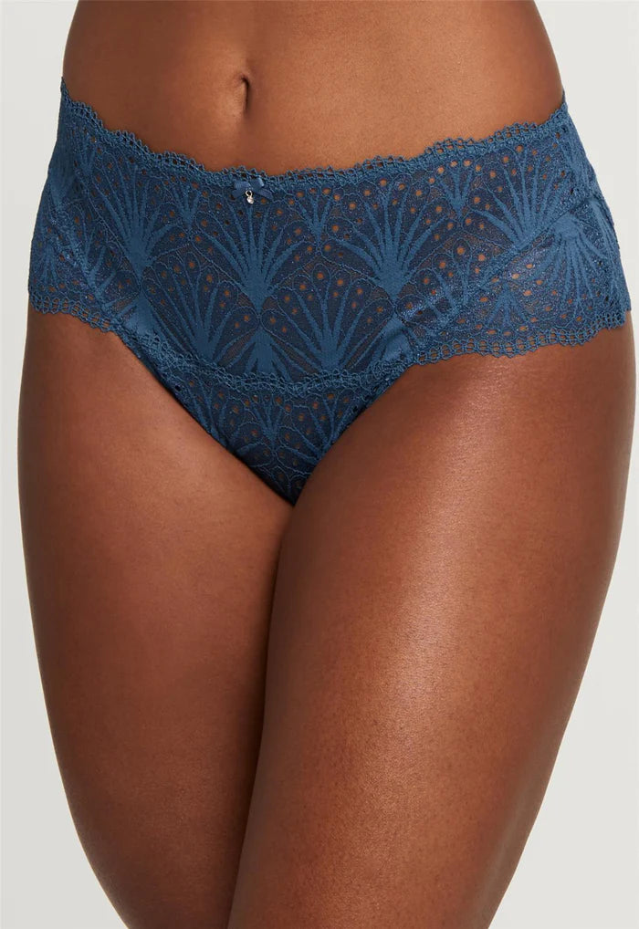 Montelle Lace Brief - Surf - Size Medium