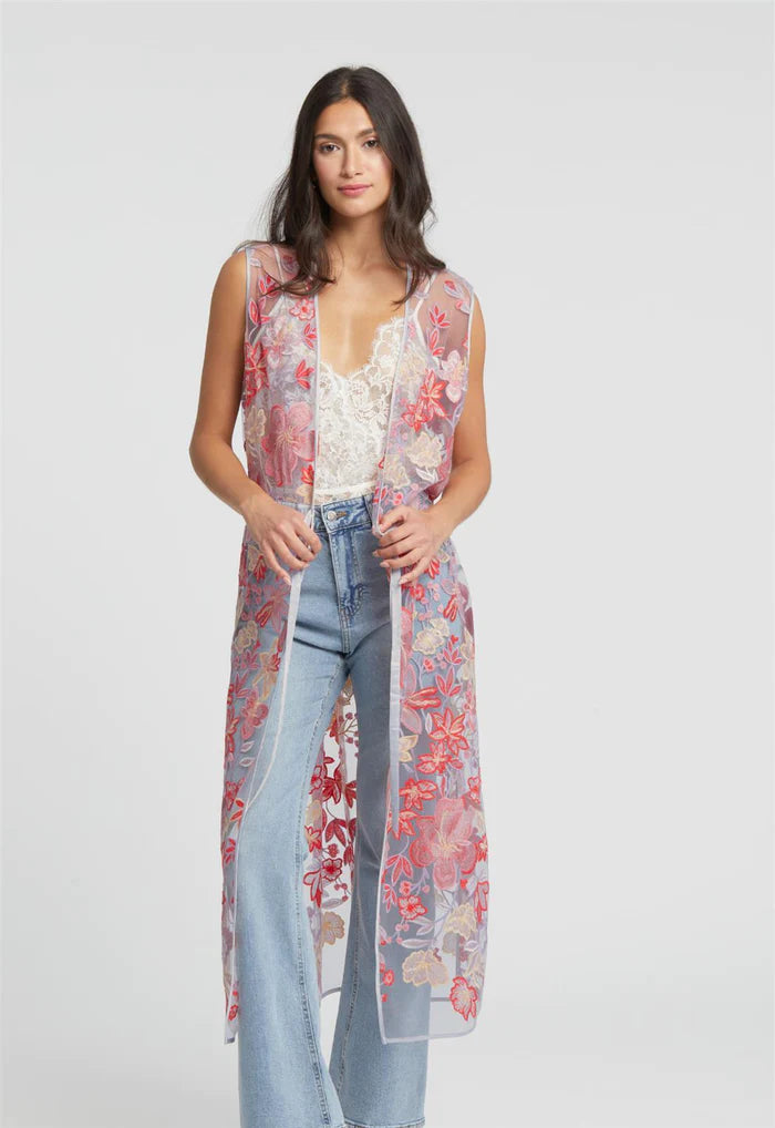 Rya Jane Long Vest - Size X-Small/Small