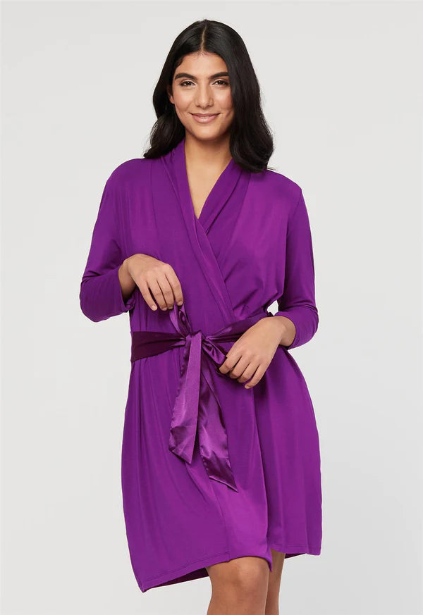 Fleur't Iconic Robe - Dark Orchid