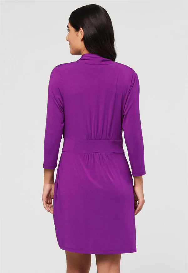 Fleur't Iconic Robe - Dark Orchid