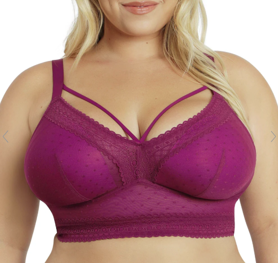 Mia Dot Bralette - Blackberry