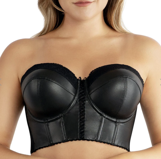 Stevie Longline Strapless Bustier