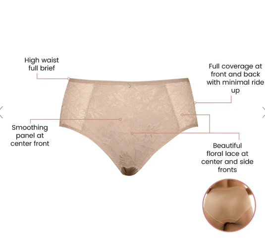 Luxlacy High-Waist Light Tummy Control Brief - True Nude