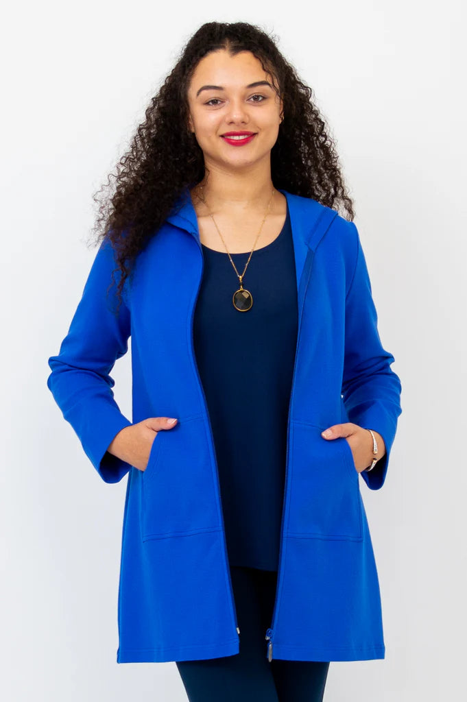 Cortes Cotton Jacket - Azul