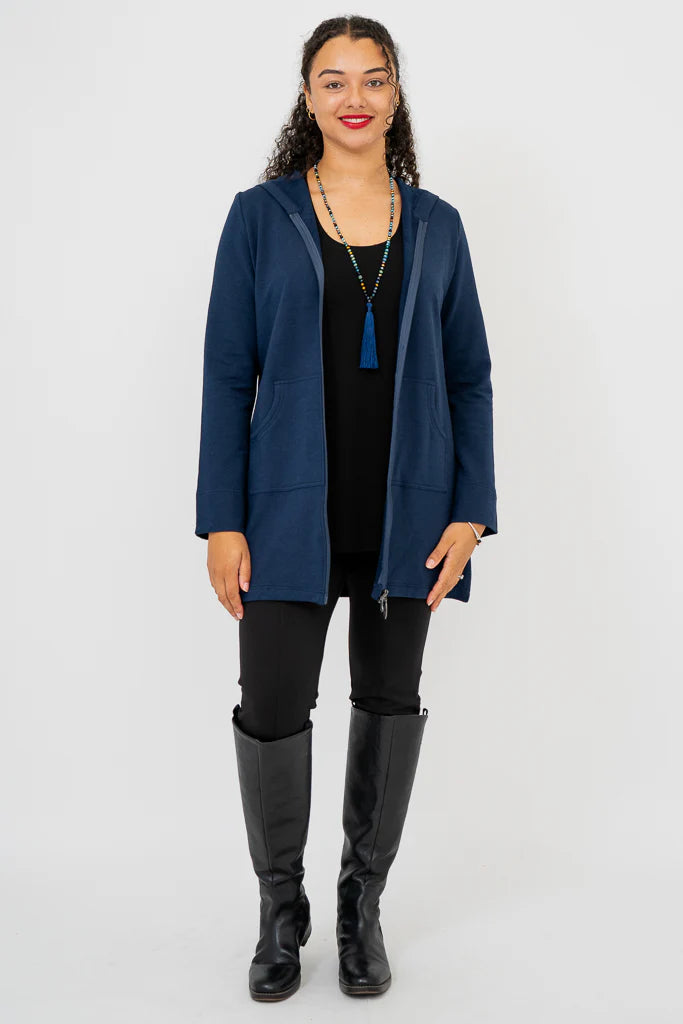 Cortes Bamboo Jacket - Indigo