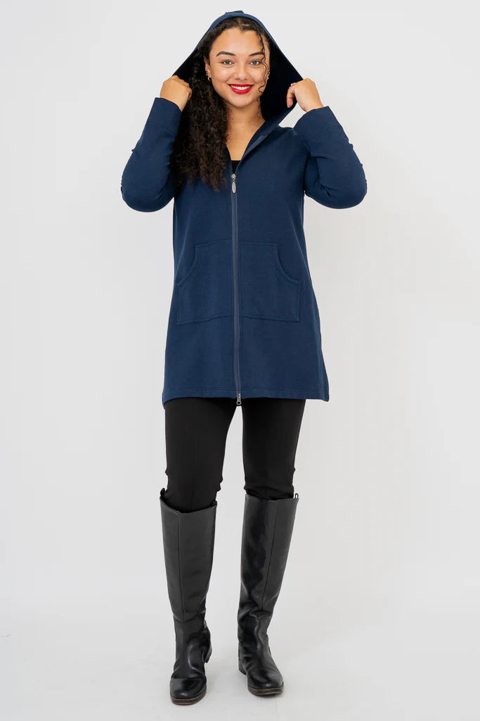 Cortes Bamboo Jacket - Indigo