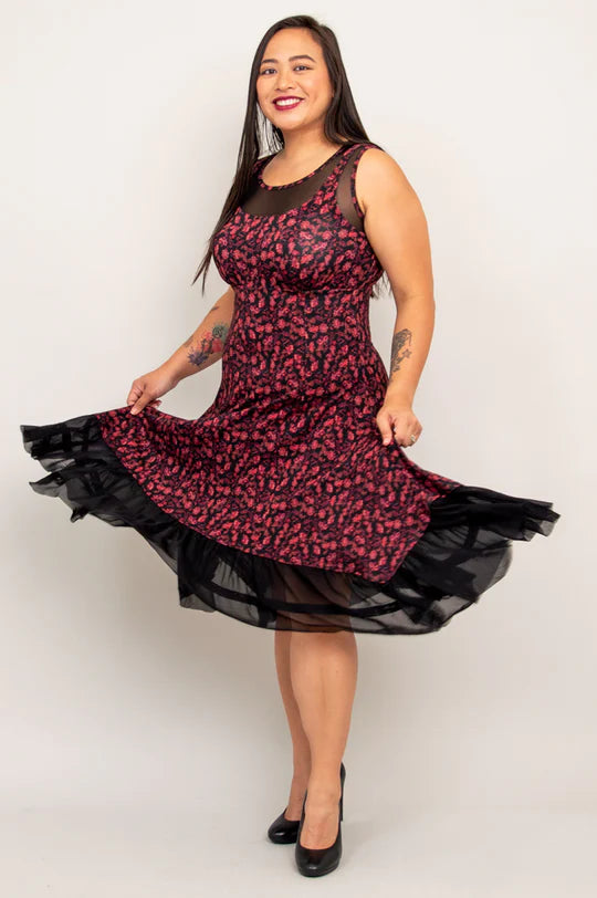 Danube Bamboo Dress - Florid - Size 4 X