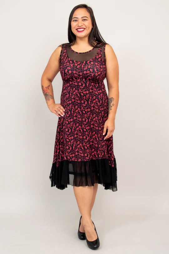 Danube Bamboo Dress - Florid - Size 4 X