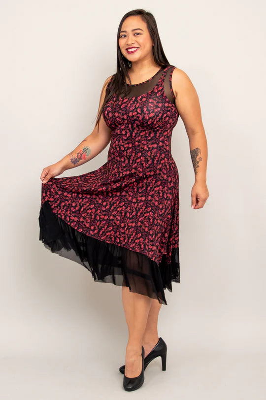 Danube Bamboo Dress - Florid - Size 4 X