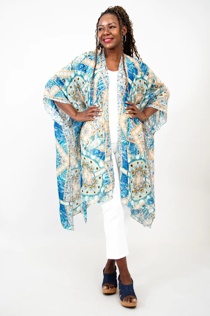 Blue Sky - Darcy Kimono - Prints