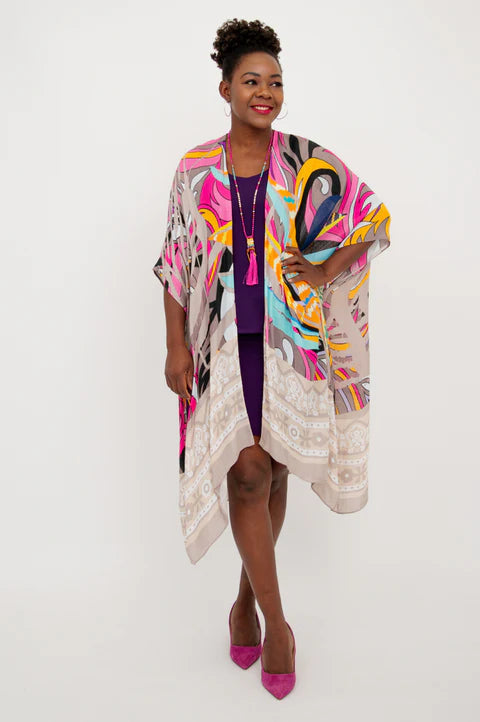 Blue Sky - Darcy Kimono - Prints