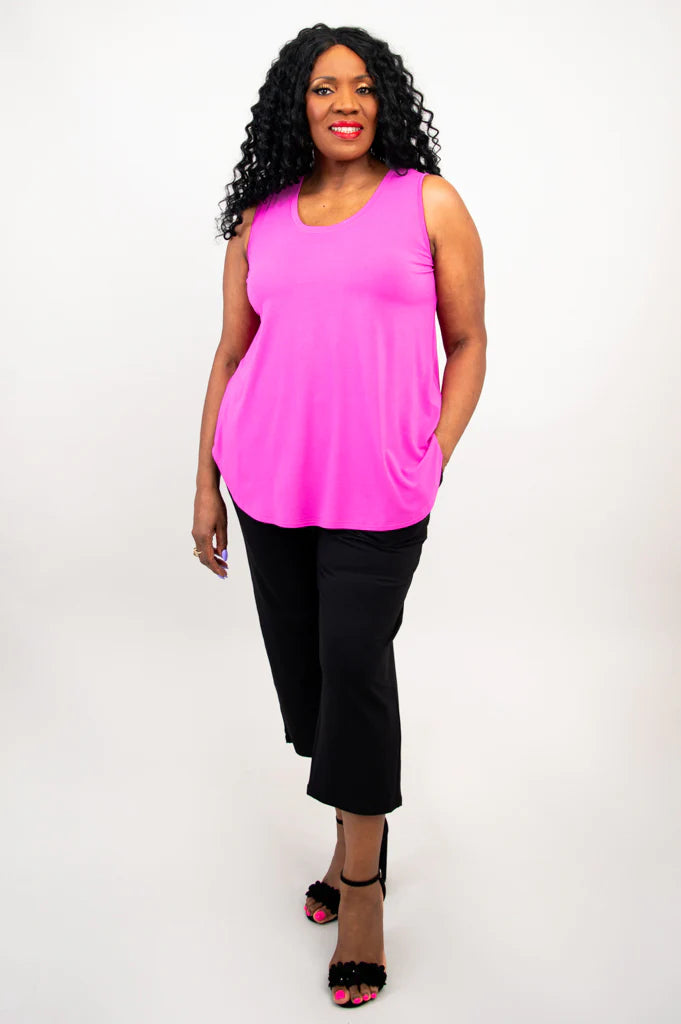 Jazz Bamboo Tank - Pink